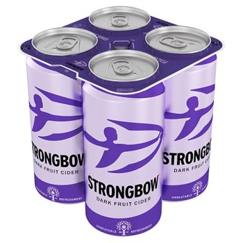 Strongbow Dark Fruit Cider Cans 4 x 440ml