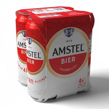 Amstel Bier Premium Pilsener Beer Cans 4 x 440ml