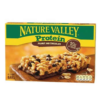Nature Valley Protein Peanut & Chocolate Bars 4 x 40g (160g)