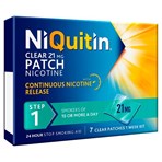 NiQuitin 21mg 7 Nicotine Clear Patch