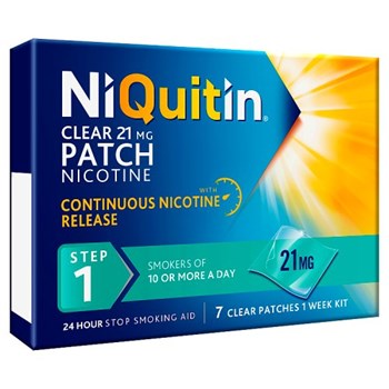 NiQuitin 21mg 7 Nicotine Clear Patch