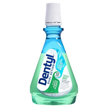 Dentyl Dual Action Smooth Mint Alcohol Free Mouthwash 500ml