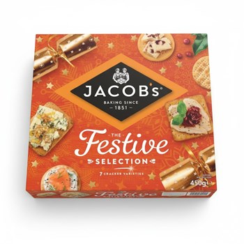 Jacob's The Festive Selection 7 Cracker Varieties 450g 