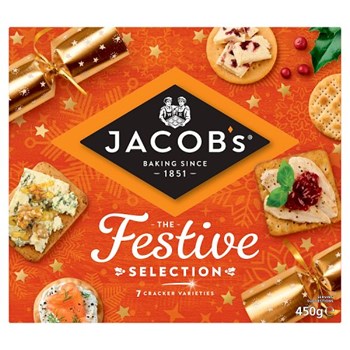 Jacob's The Festive Selection 7 Cracker Varieties 450g 