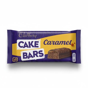 Cadbury Caramel Cake Bars x5