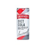 Smirnoff No. 21 Vodka and Diet Cola Ready to Drink 5% vol 250ml
