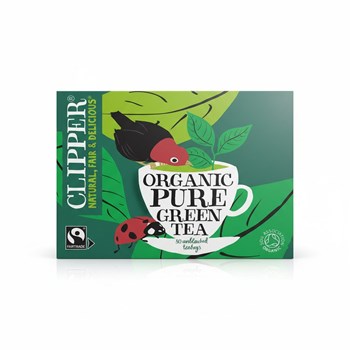Clipper Organic Pure Green Tea 80 Unbleached Bags 160g