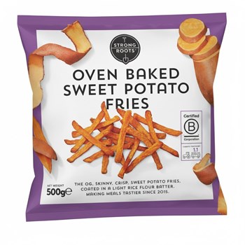 Strong Roots Oven Baked Sweet Potato Fries 500g
