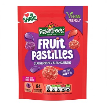 Rowntree's Strawberry & Blackcurrant Fruit Pastilles 143g