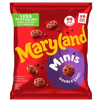 Maryland 6 Minis Double Choc 118.8g