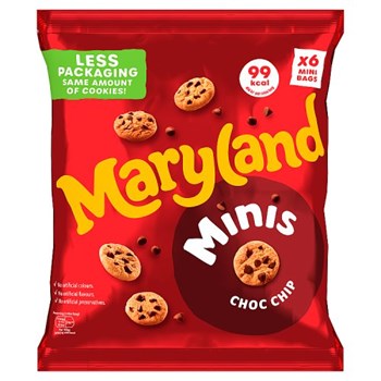 Maryland 6 Minis Choc Chip 118.8g