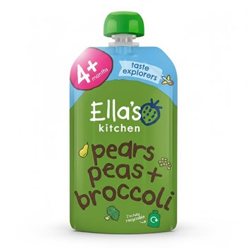 Ella's Kitchen Pears Peas + Broccoli from 4 Months 120g
