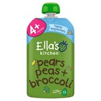 Ella's Kitchen Pears Peas + Broccoli from 4 Months 120g