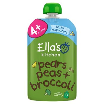 Ella's Kitchen Pears Peas + Broccoli from 4 Months 120g