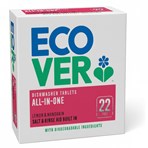 Ecover 22 Lemon & Mandarin All-in-One Dishwasher Tablets 0.44g