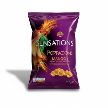Walkers Sensations Mango & Chilli Chutney Sharing Poppadoms 82.5g