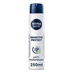 NIVEA NIVEA MEN 72h Sensitive Protect Anti-perspirant Spray 250ml 250ML