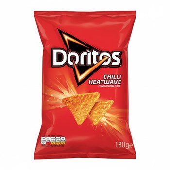 Doritos Chilli Heatwave Sharing Tortilla Chips Crisps 180g