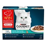 GOURMET Perle Ocean Delicacies in Gravy Wet Cat Food 12x85g