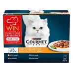 GOURMET Perle Chef's Collection Mini Fillets in Gravy Wet Cat Food 12x85g