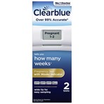 Clearblue Pregnancy Test Digital with Weeks Indicator, 2 Digital Tests