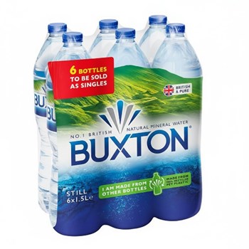 Buxton Still Natural Mineral Water 6 x 1.5L