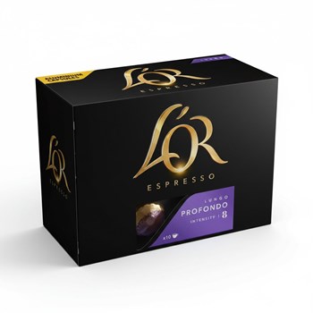 L'OR Espresso 10 Lungo Profondo Aluminium Capsules 52g