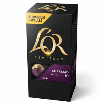 L'OR Espresso 10 Supremo Aluminium Capsules 52g