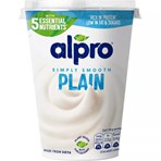 Alpro Plain Natural Dairy Free Soya Yoghurt Alternative 500g
