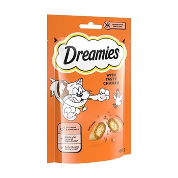 DREAMIES™ Cat Treat Biscuits with Chicken 60g