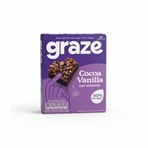 Graze  Oat Boost Flapjack snacks Cocoa Vanilla 4x30g 