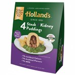 Holland's 4 Steak & Kidney Puddings