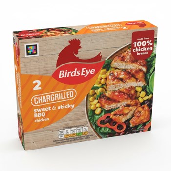 Birds Eye 2 Sweet & Sticky BBQ Chicken Chargrills 174g