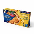 Birds Eye Captain's Discoveries 2 Lightly Dusted Fish Fillets with Lemon & Cracked Black Pepper 280g