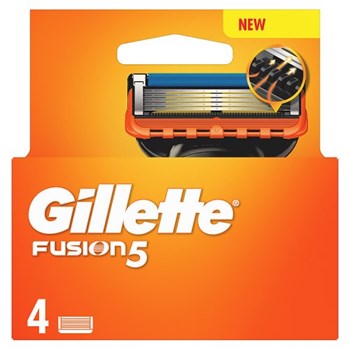 Gillette Fusion5 Razor Refills For Men, 4 Razor Blade Refills