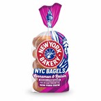 New York Bakery Co. 5 Cinnamon & Raisin Bagels