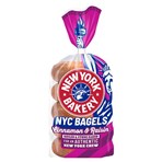 New York Bakery Co. 5 Cinnamon & Raisin Bagels