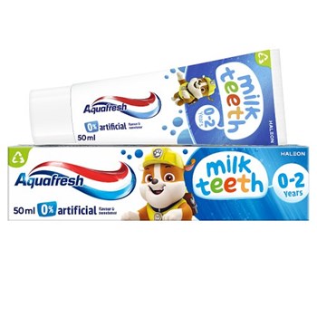 Aquafresh Kids Milk Teeth Toothpaste 0-2 Years, 50ml