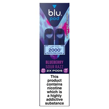 blu pod Blueberry Sour Razz 20mg/ml 2 x 2ml