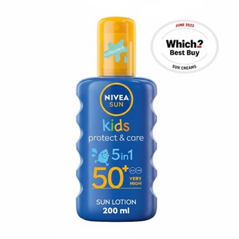 NIVEA Kids Protect & Care Coloured Spray SPF 50+ 200ML