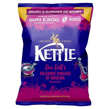 Kettle Sea Salt & Balsamic Vinegar of Modena Potato Chips 130g
