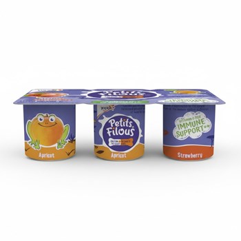 Petits Filous Kids Strawberry & Apricot Yoghurt Pots 6 x 47g