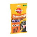 PEDIGREE® SCHMACKOS™ Multi Mix Dog Treats Beef Poultry Lamb 20 Strips