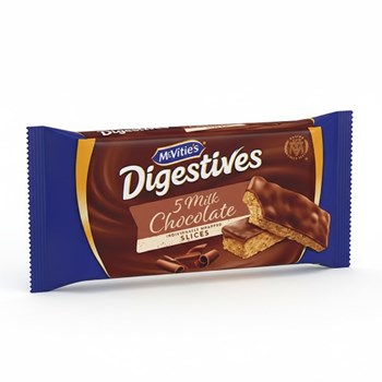 McVitie's Digestives 5 Milk Chocolate Slices 114.1g