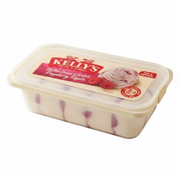 Kelly's Clotted Cream & British Raspberry Ripple 950ml