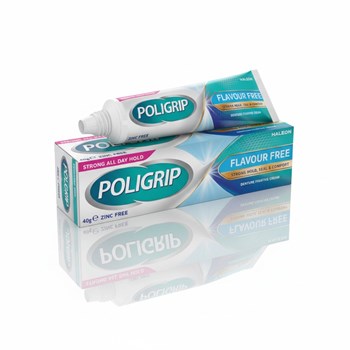 Poligrip Flavour Free Denture Fixative Cream 40g