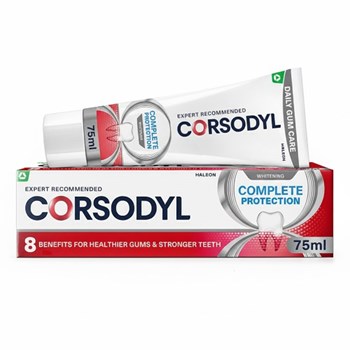 Corsodyl Complete Protection Gum Care Whitening Toothpaste 75ml