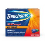Beechams Max Strength Capsules, Cold & Flu Relief with Paracetamol, 16s

