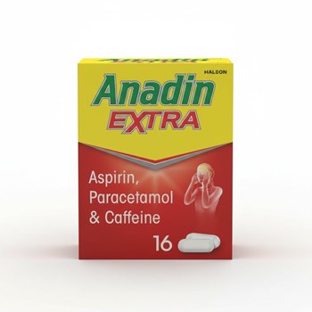 Anadin Extra Aspirin, Paracetamol, & Caffeine Caplets, 16s
