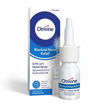 Otrivine Blocked Nose Relief Nasal Spray Adult Metered Dose 0.1% 10ml